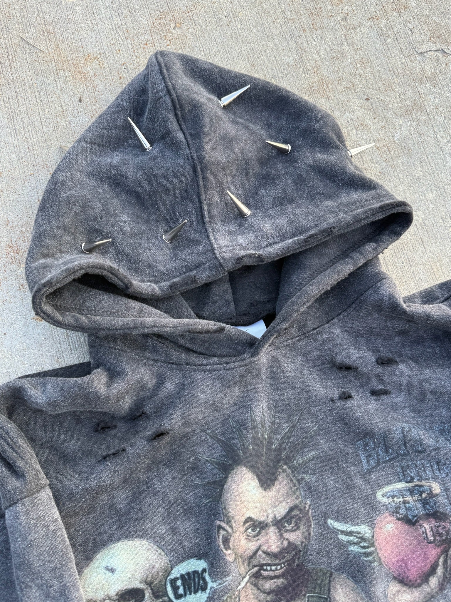 816 Spiked Hoodie - Blitzz816