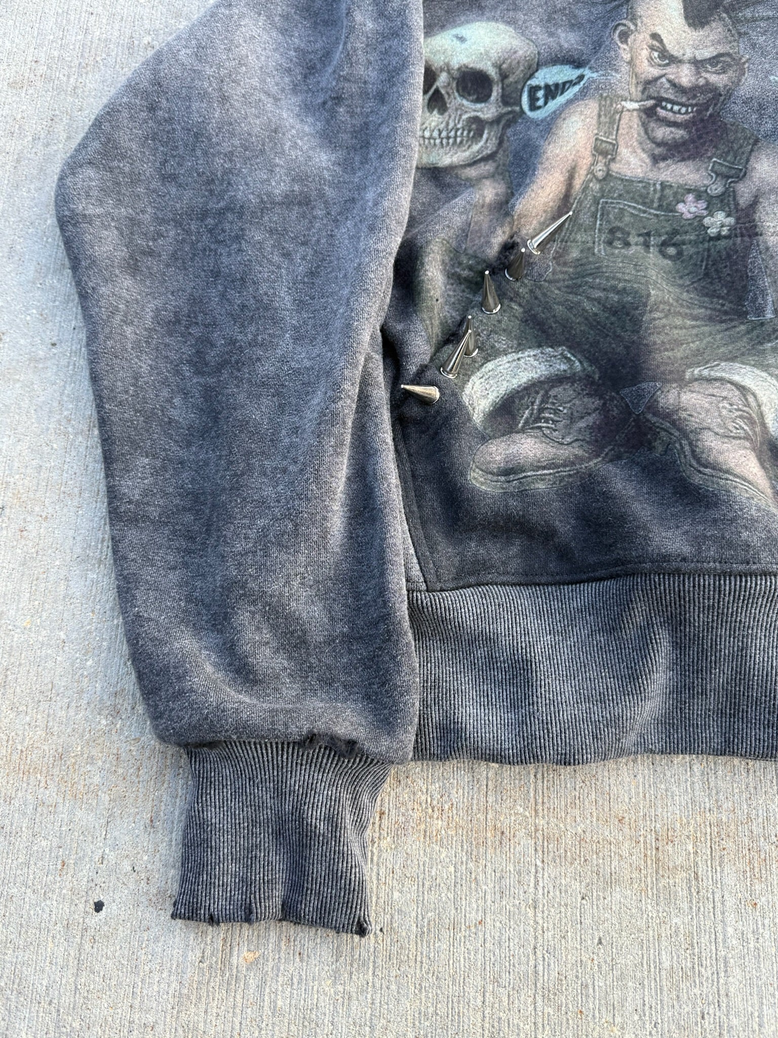 816 Spiked Hoodie - Blitzz816