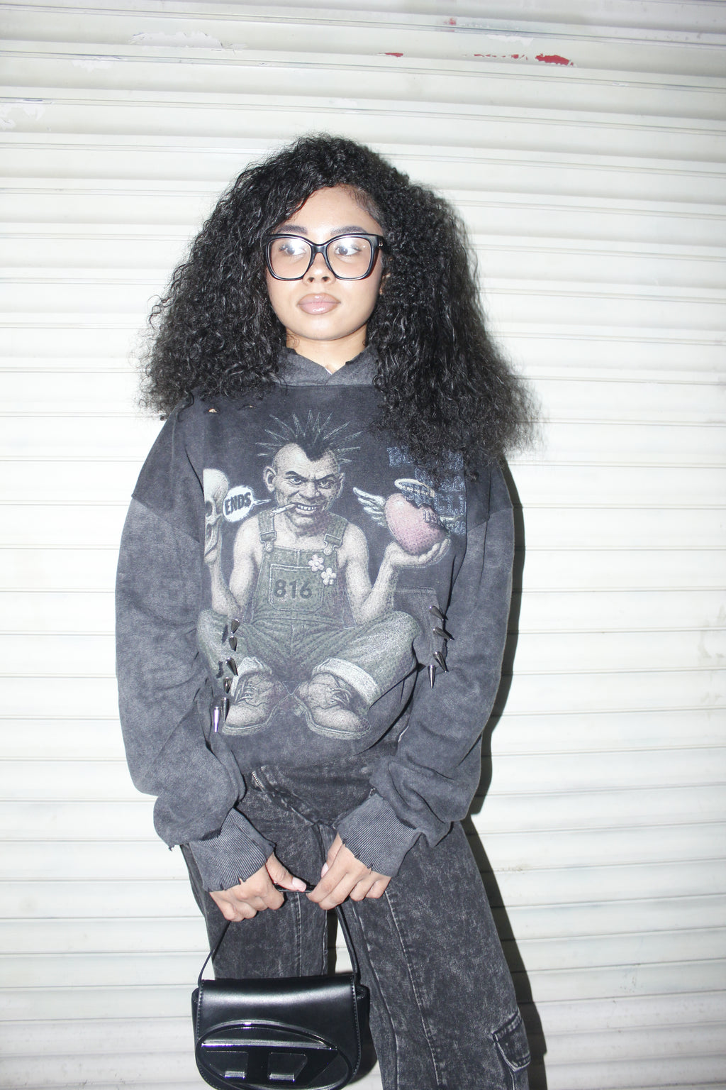 816 Spiked Hoodie - Blitzz816
