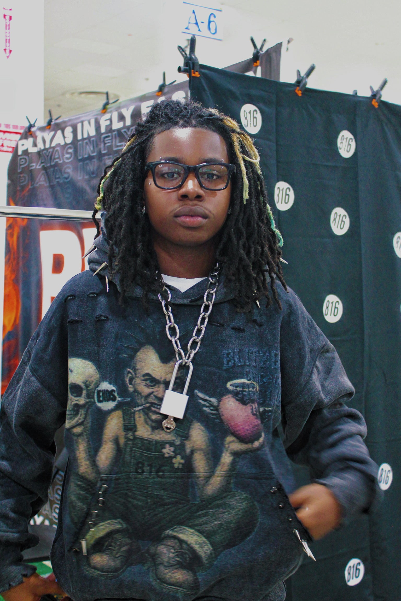 816 Spiked Hoodie - COMING SOON - Blitzz816